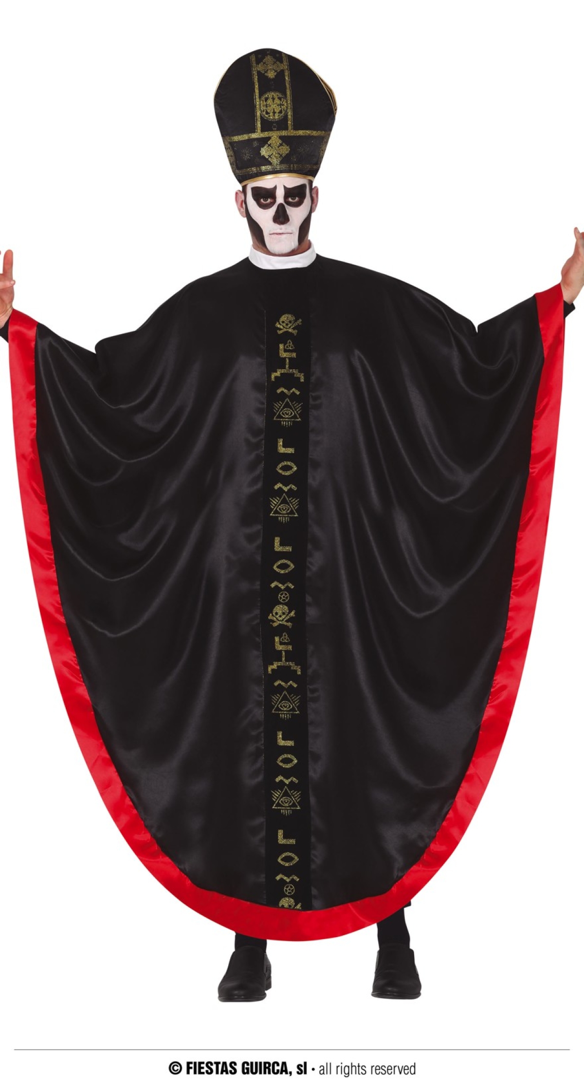 Satanic Cardinal Costume - Adult Size Large (52-54)