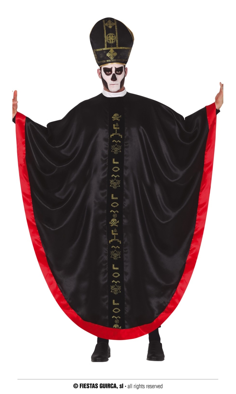 Satanic Cardinal Costume - Adult Size Large (52-54)