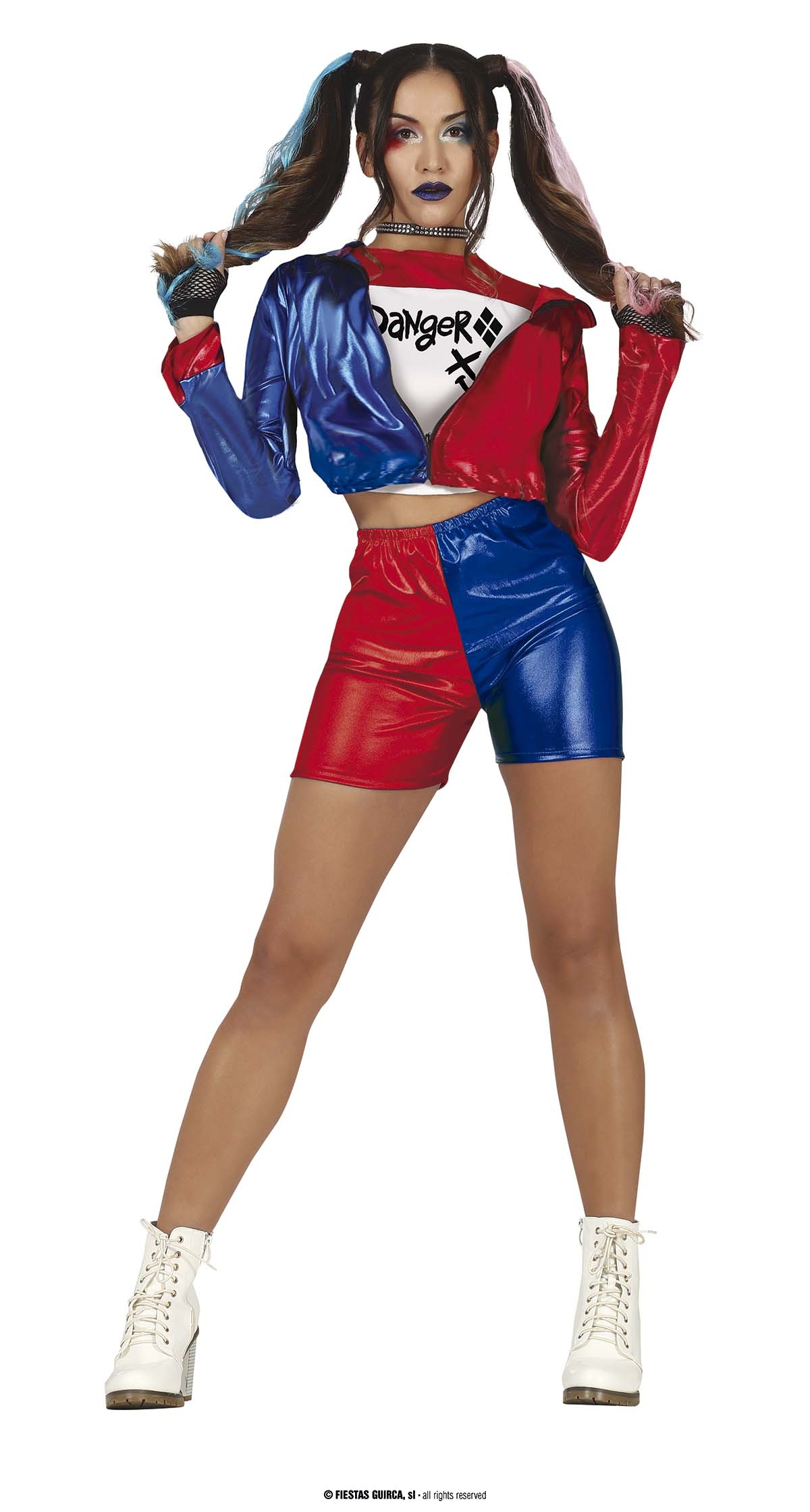 Harley Quinn Dangerous Glam Costume - Adult Size Small (36-38)