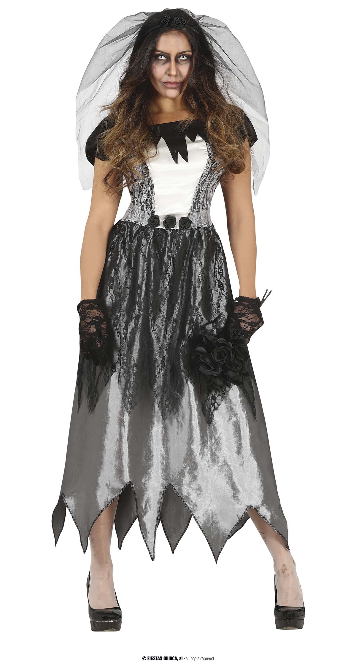 Ghost Bride Costume  - Adult Size Large (42-44)
