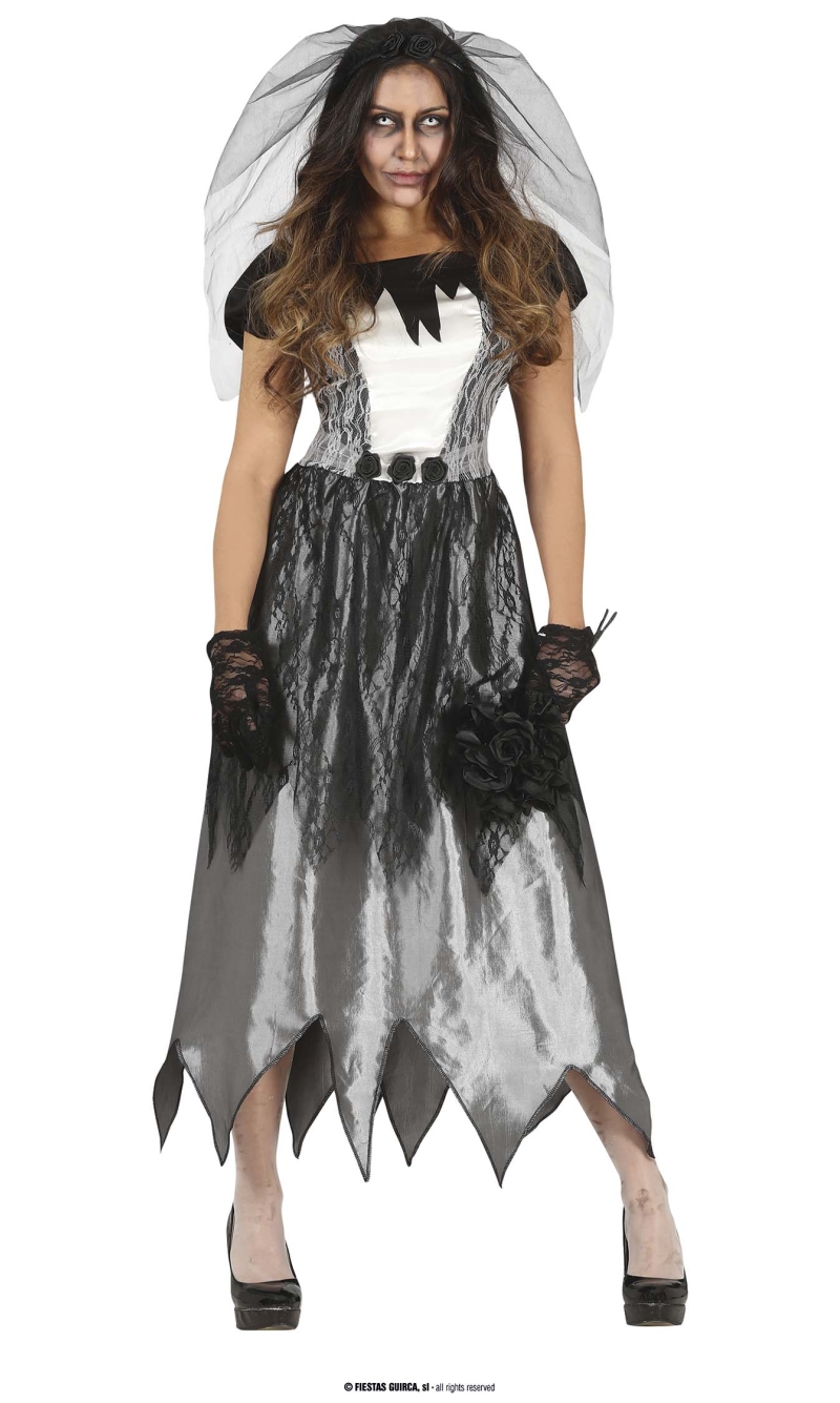 Ghost Bride Costume  - Adult Size Large (42-44)