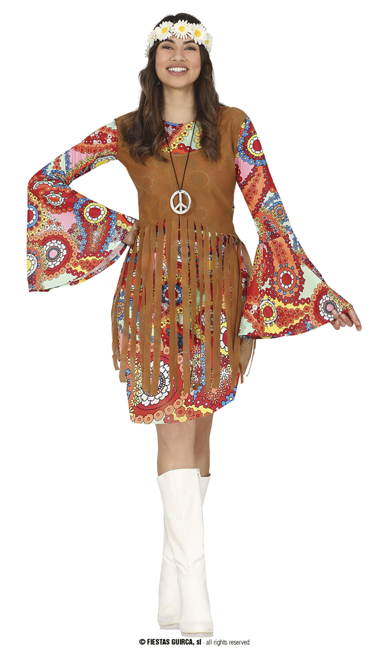 Hippie Peacemaker Lady - Adult Size Small (36-38)
