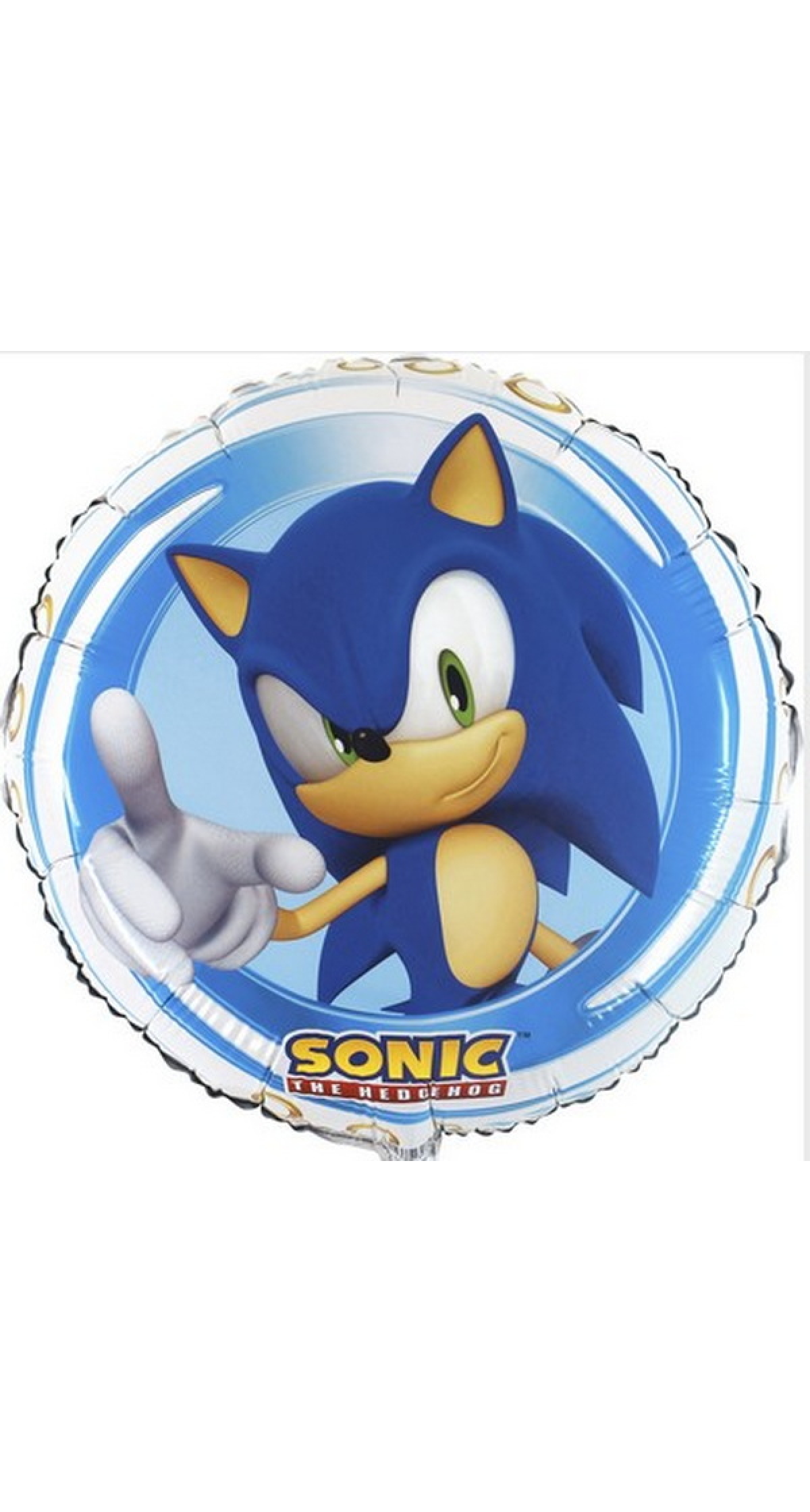 Sonic 18 Inch Foil Balloon