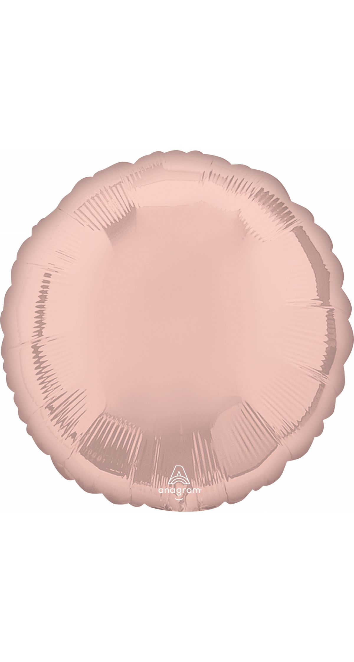 Metallic Pearl Pastel Pink Standard Circle Foil Balloon 17" (42cm)