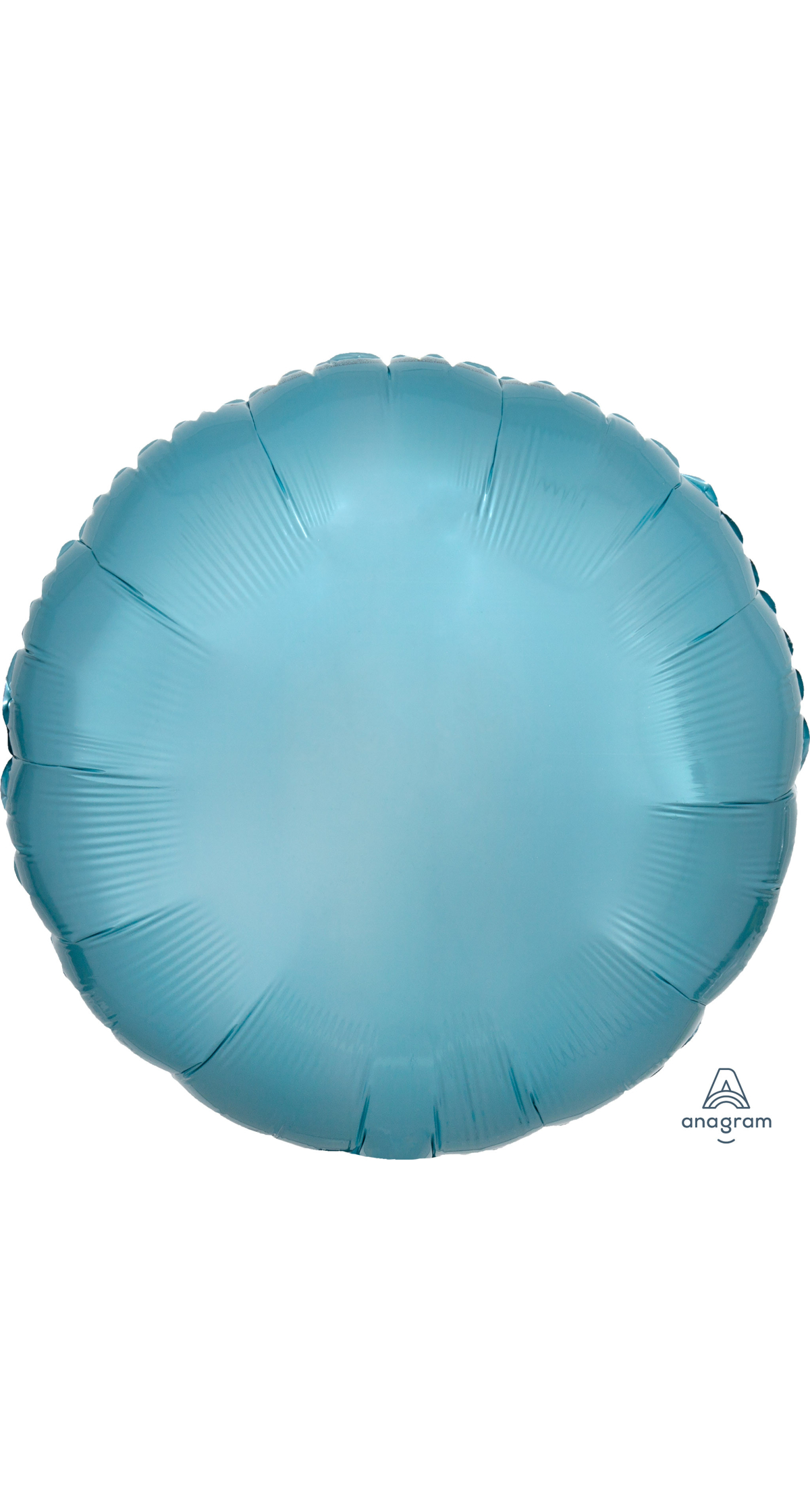 Metallic Pearl Pastel Blue Standard Circle Foil Balloon 17" (42cm)