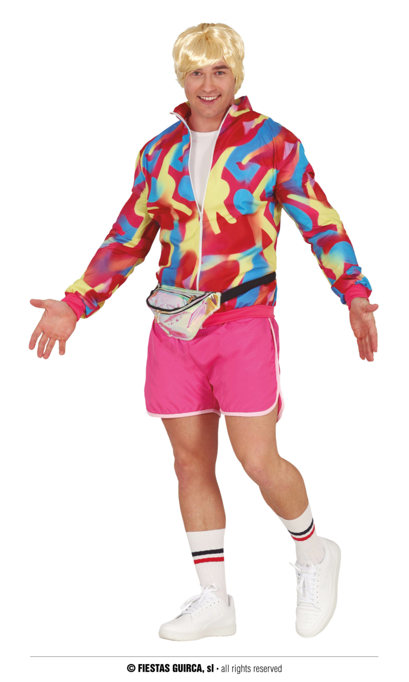 80s Fashionist Male Runner - Adult Size Large (52-54)
