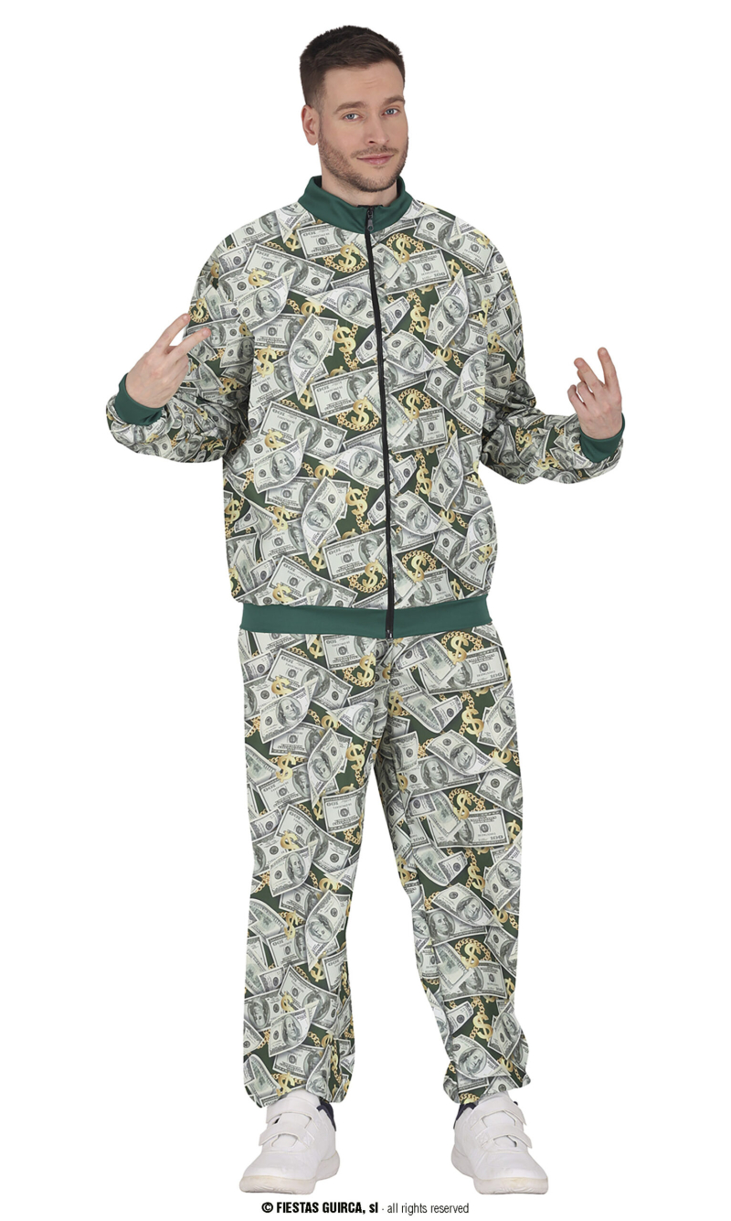 Mr Money Tracksuit - Adult - Adult Size Large (52-54)