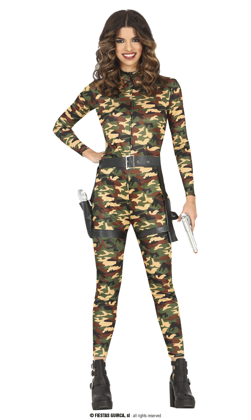 Military Soldier Army Lady - Adult Size Medium (38-40)