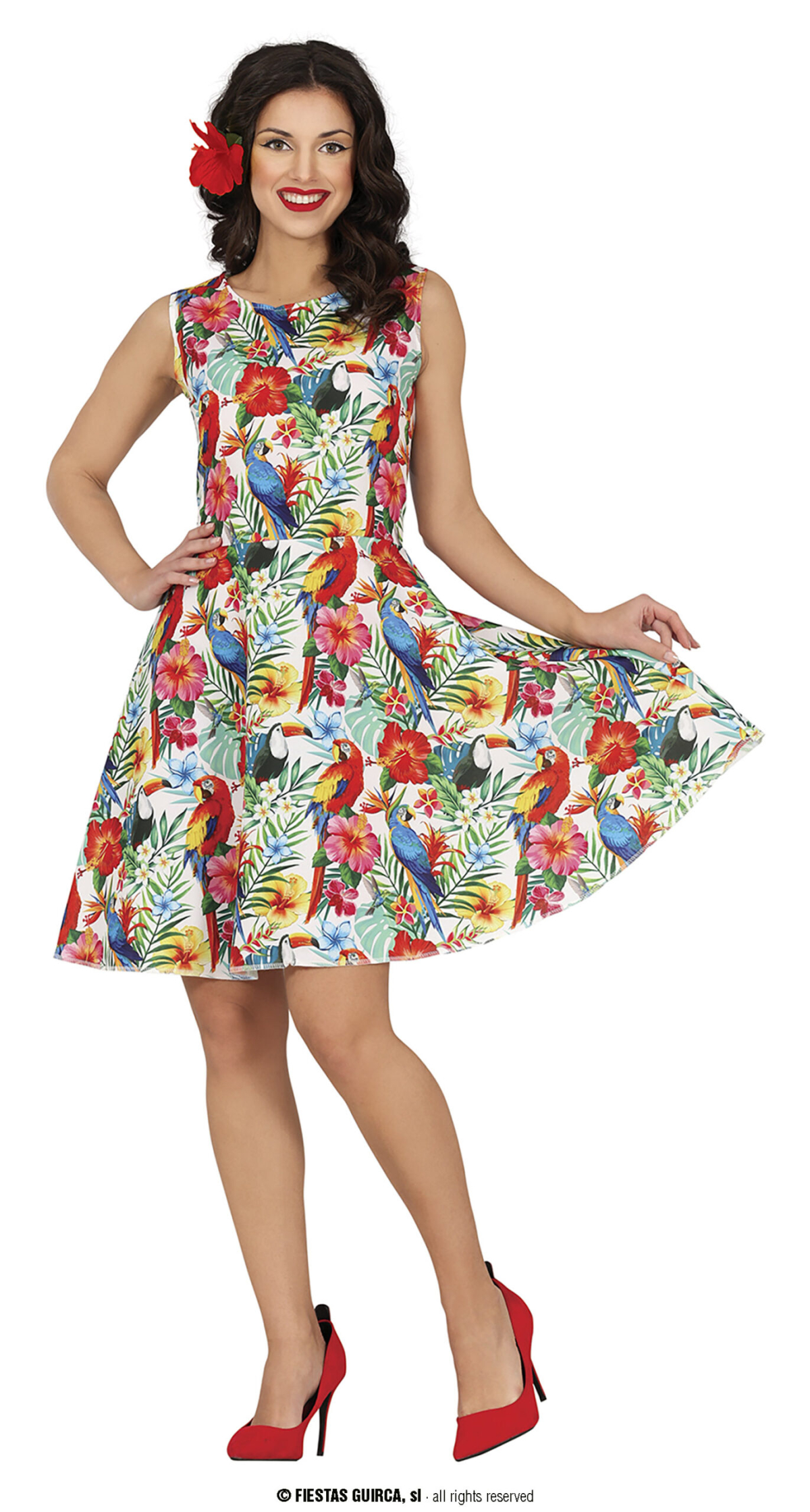 Hawaiian Party Lady - Adult Size Small (36-38)