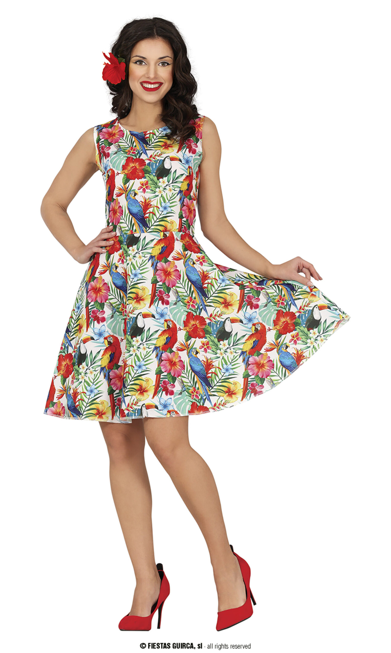 Hawaiian Party Lady - Adult Size Medium (38-40)