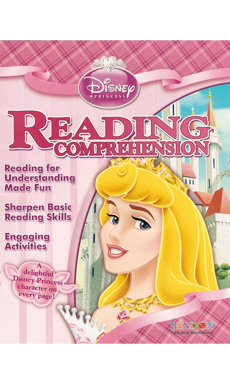Disney Princess Reading Comprehension Workbook - 26.5x20.5cm