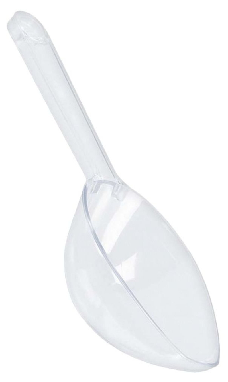 Candy Buffet Plastic Scoop 16.5cm - Clear