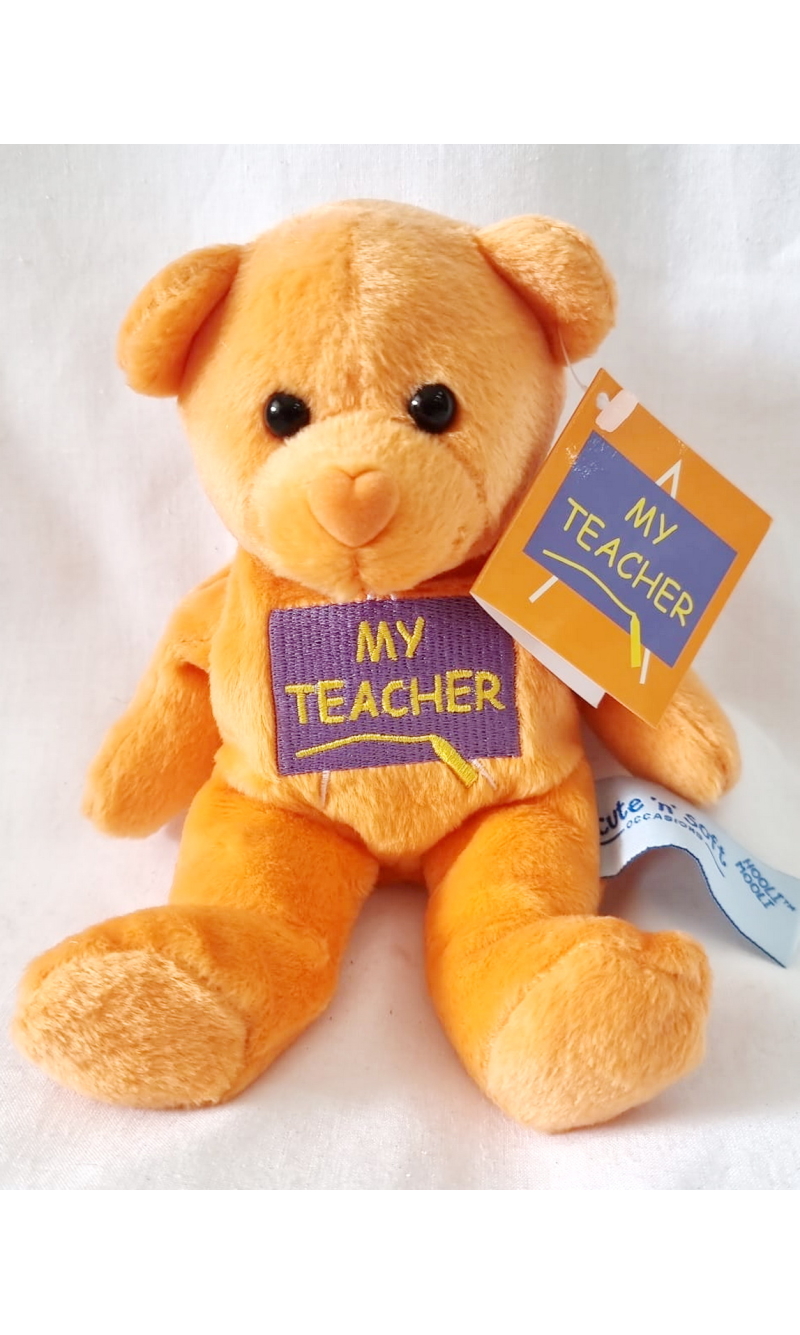 My Teacher Orange Soft Toy - 20x15cm
