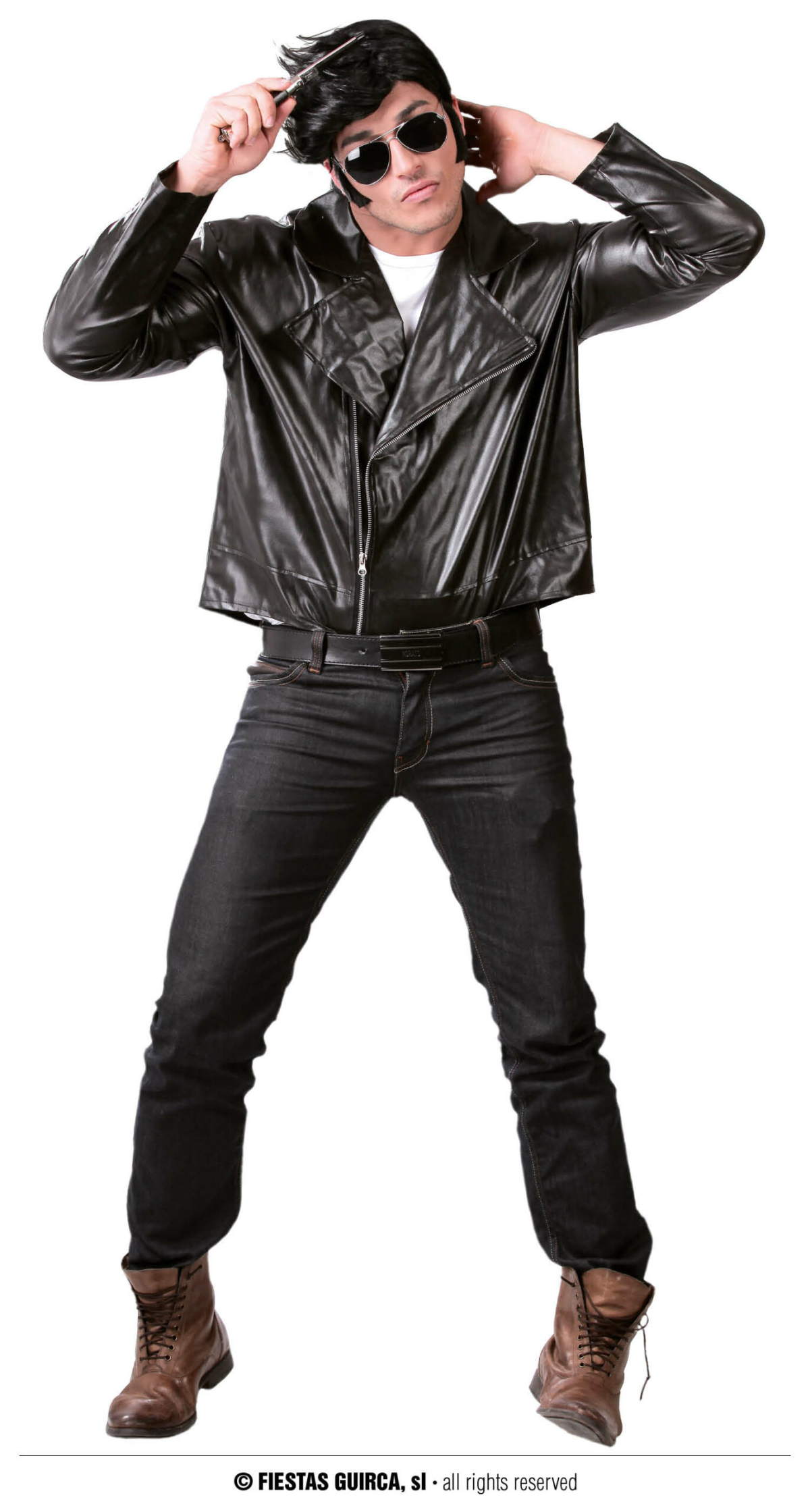 Biker / Rocker / Punk / Jacket - Adult Size Medium (48-50)