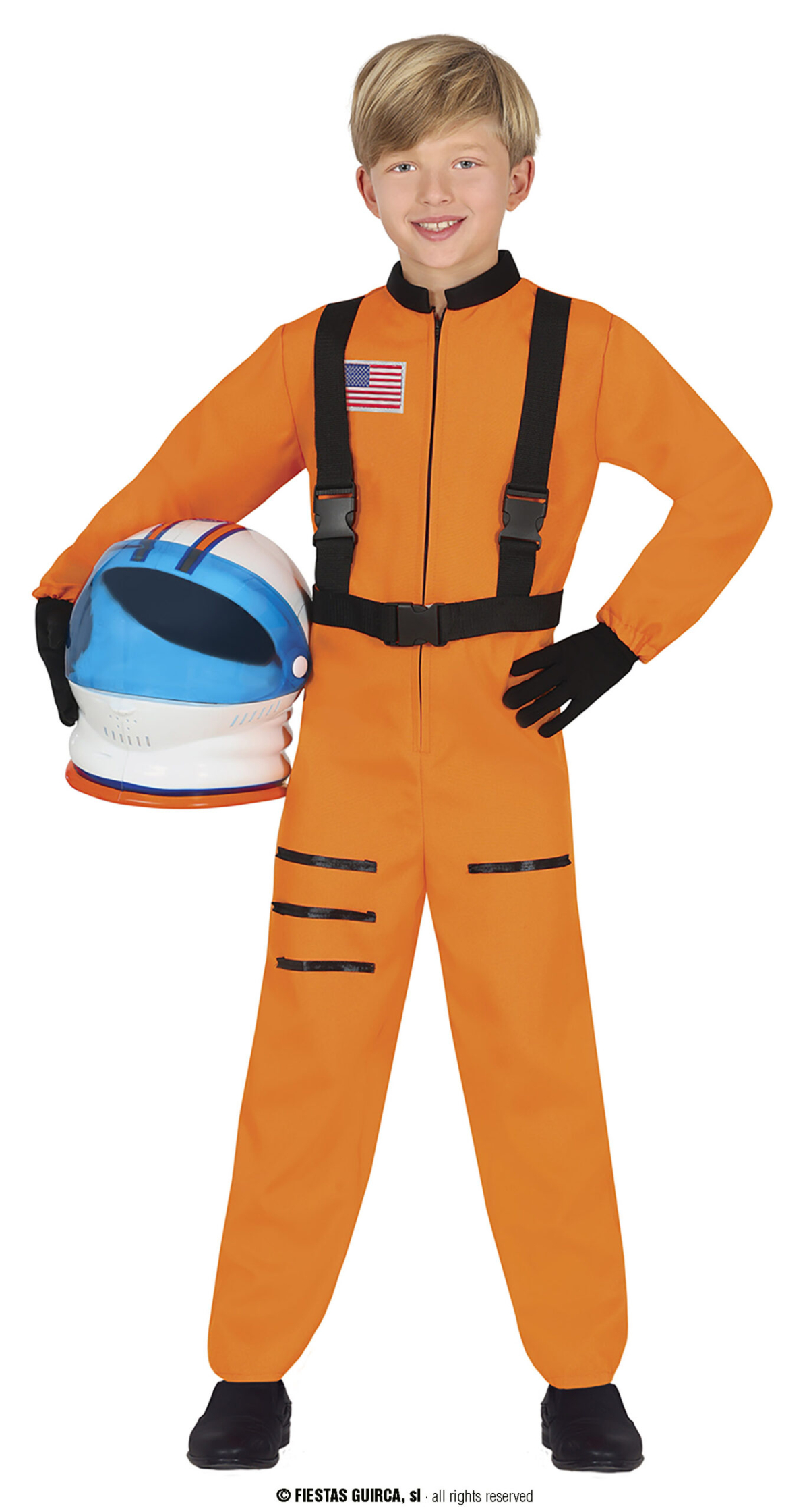 Orange Astronaut Boy - Age 5 to 6 Years