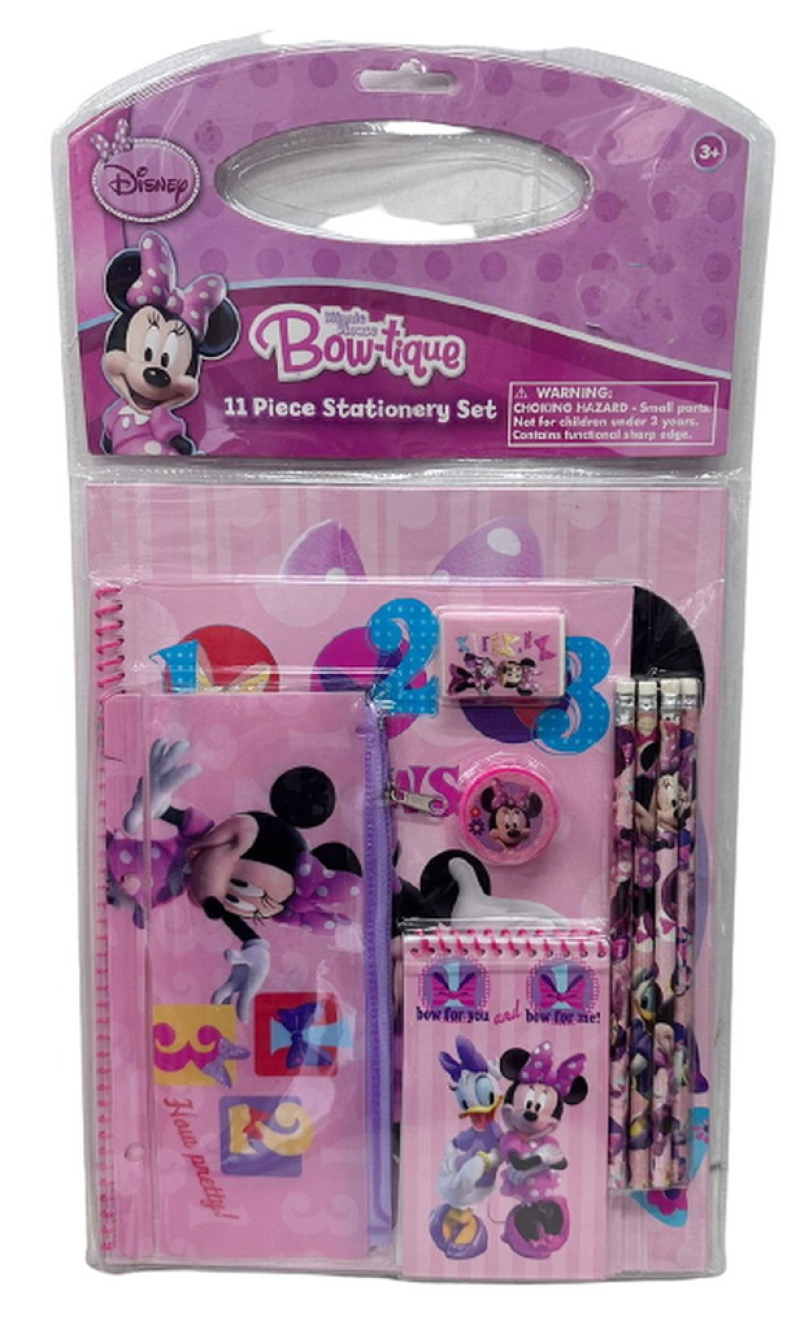 Disney Minnie Mouse Stationery Gift Set - 11pcs