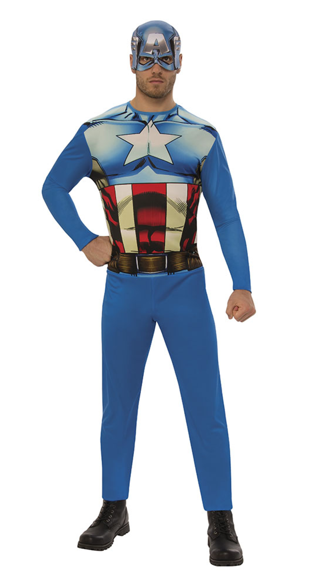 Official Licensed Captain America Opp Costume - Adult Size Extra Large