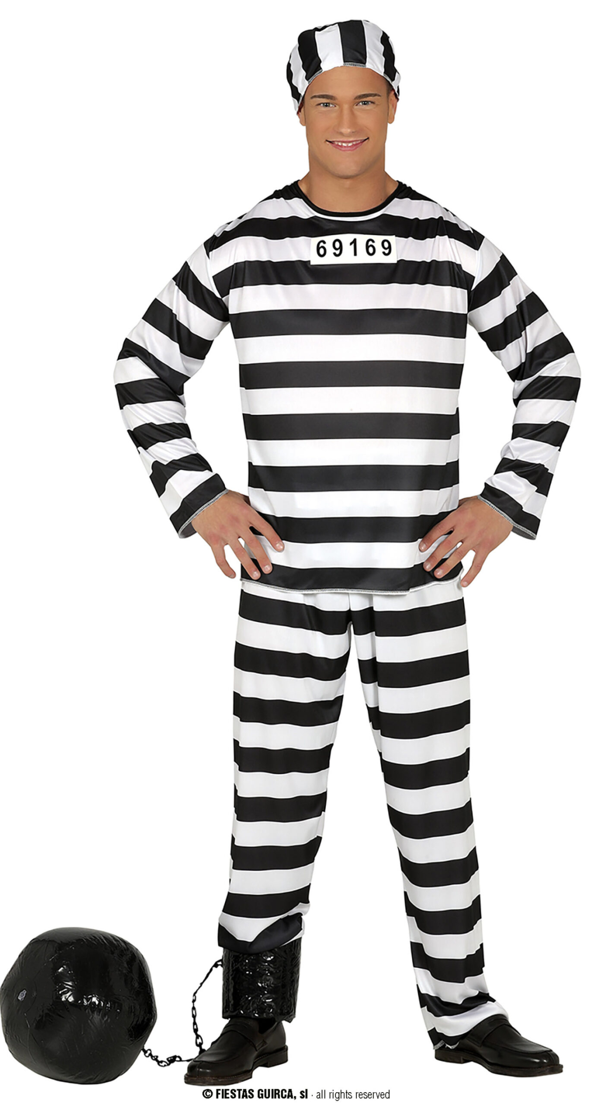 Prisoner (Presidiario) - Adult Size Small (46-48)