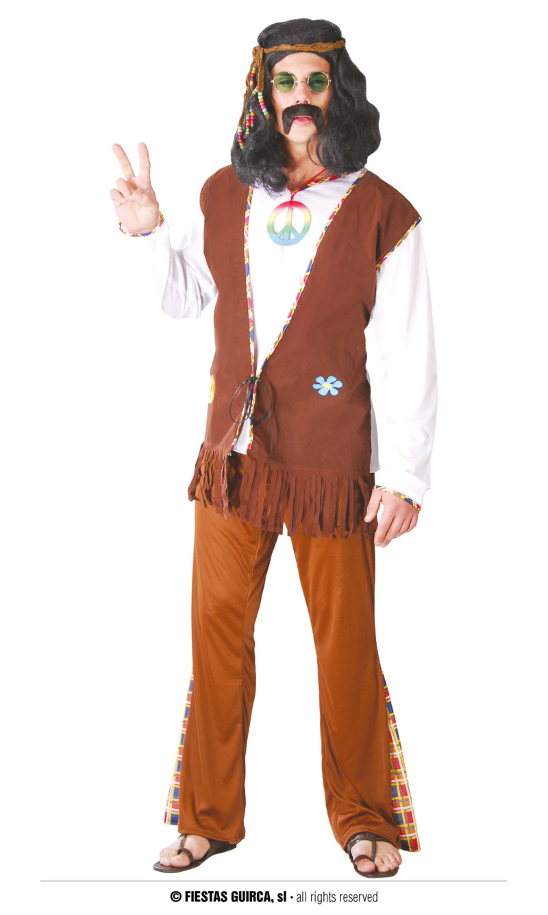 Hippie Flowers - Adult Size Extra Large (54-56)