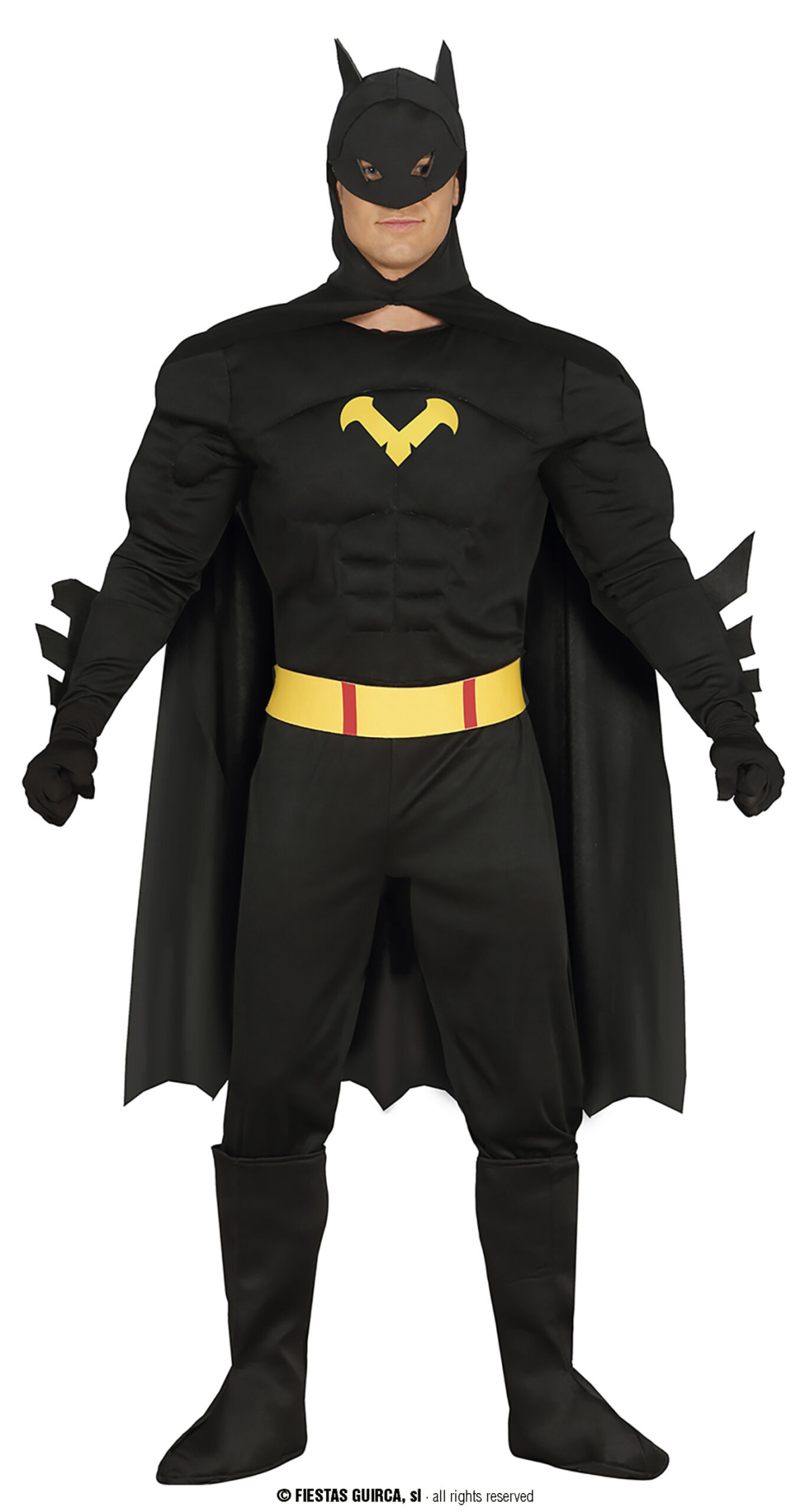 Batman (Black Hero) - Adult Size Small (46-48)