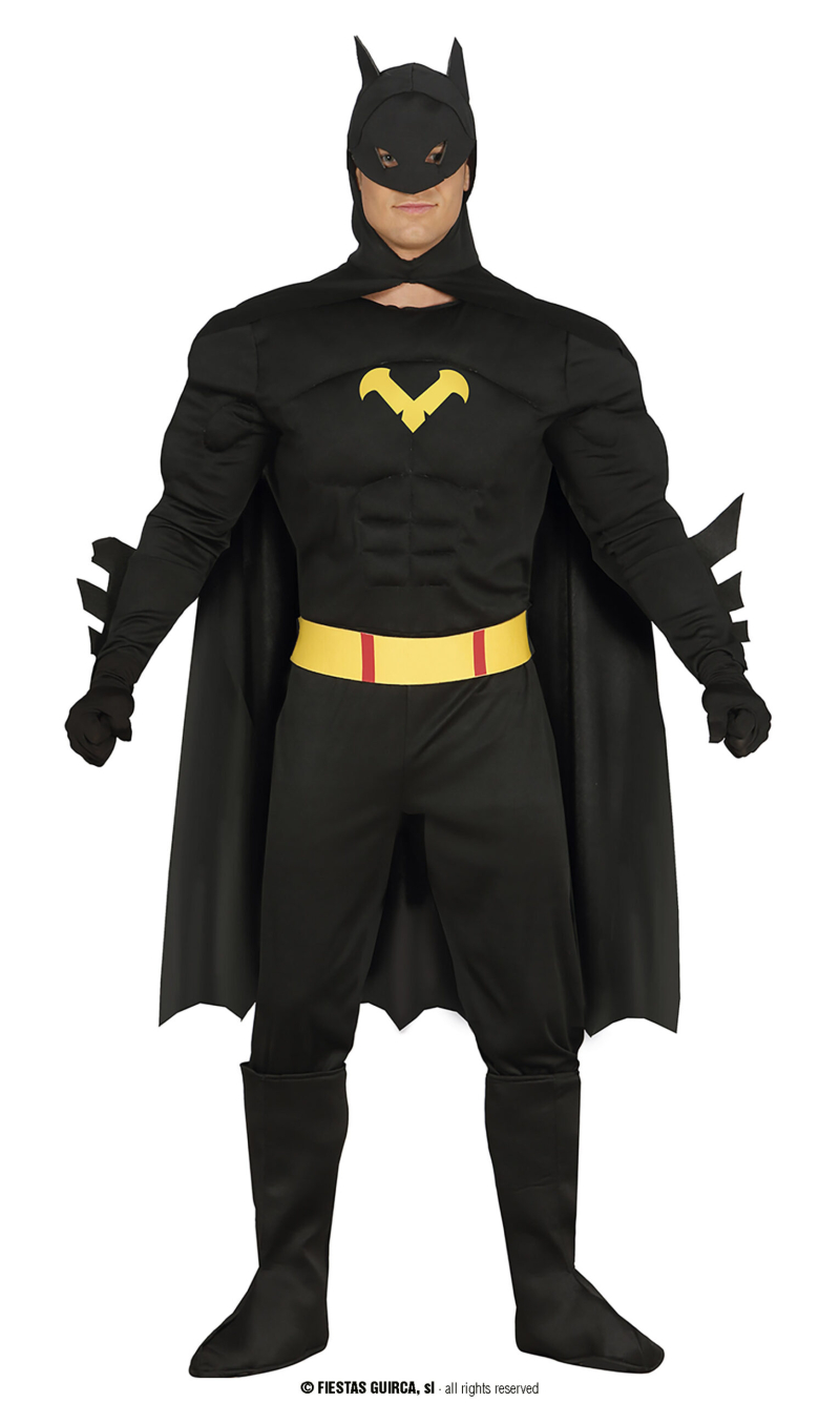 Batman (Black Hero) - Adult Size Small (46-48)