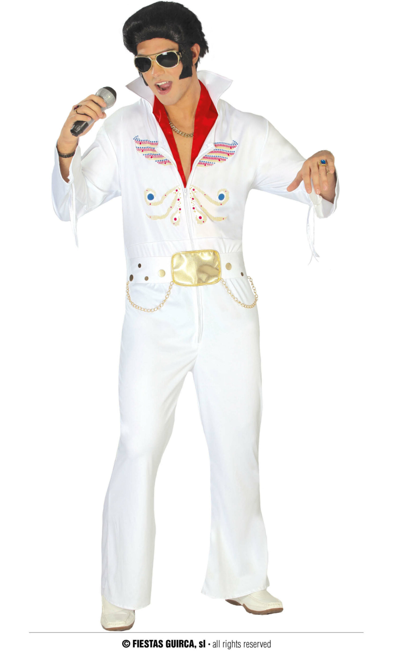 Elvis Presley (Rey Del Rock) - Adult Size Extra Large (54-56)