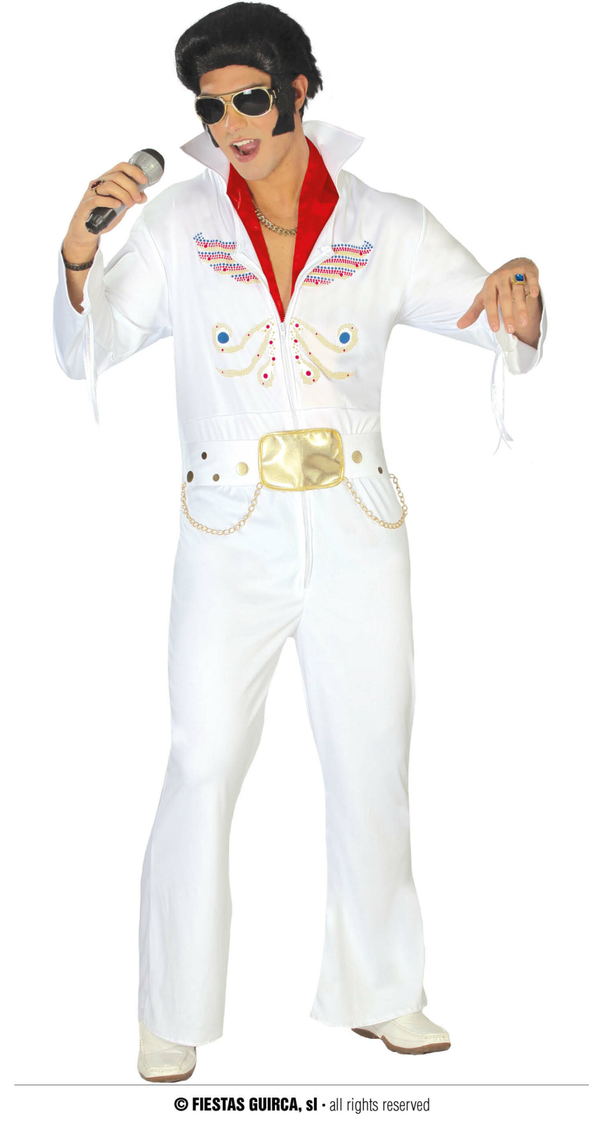 Elvis Presley (Rey Del Rock) - Adult Size Extra Large (54-56)