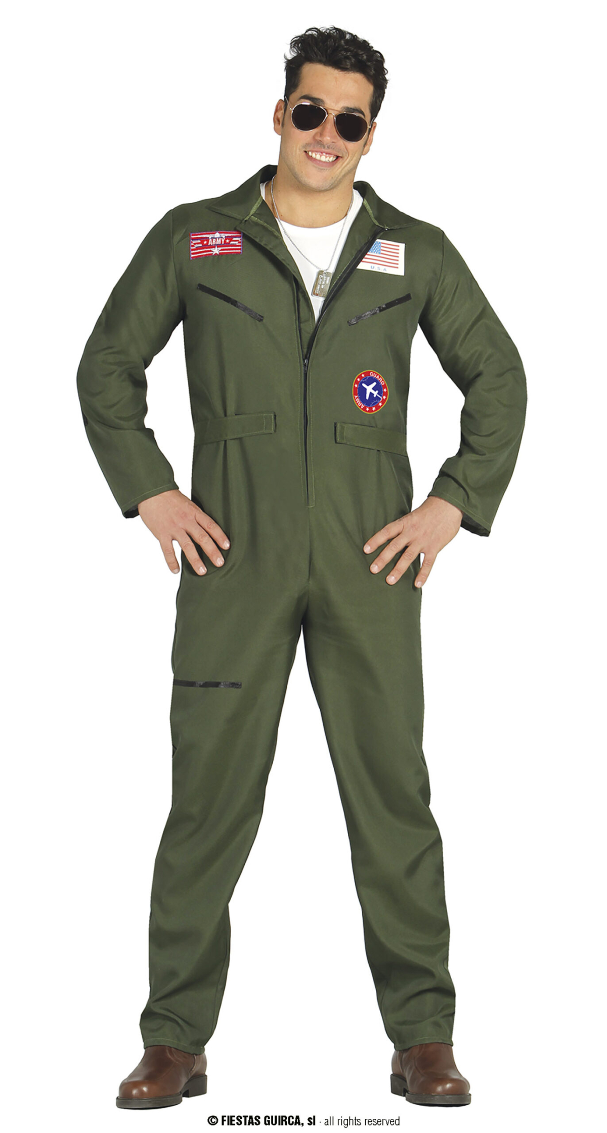 Fighter Pilot - Adult Size Small (46-48)