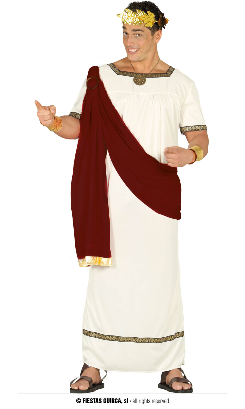 White Roman (Cesar Augusto) - Adult Size Small (46-48)