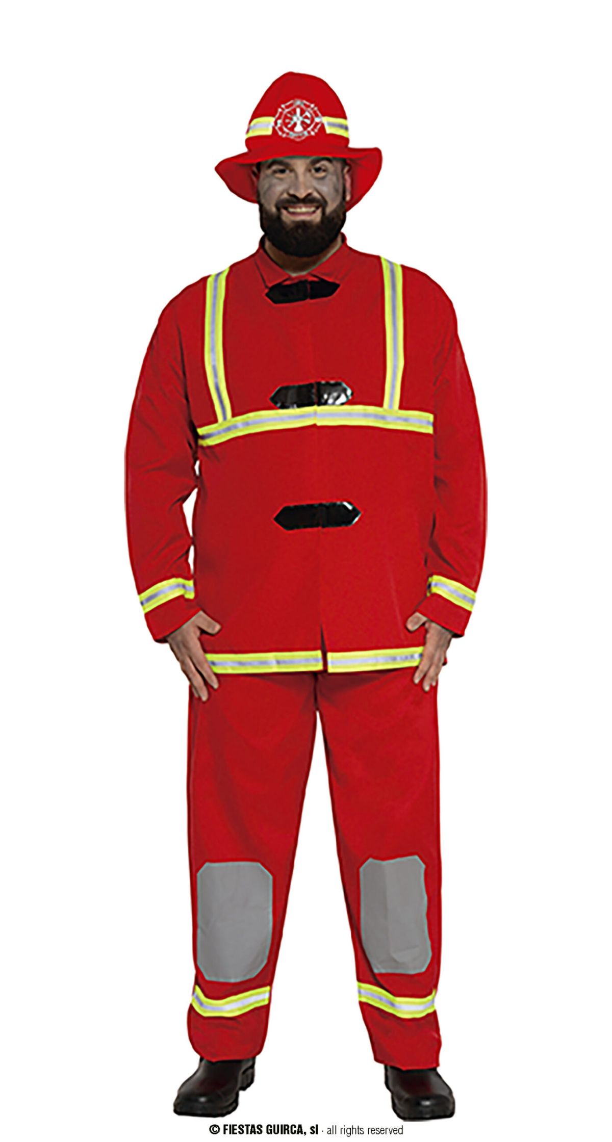 Fire Fighter (Bombero) - Adult Size XXL (56-58)