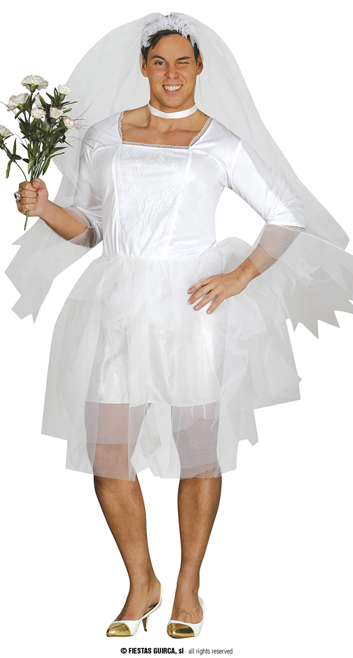 Funny Male Bride - Adult Size Medium (48-50)
