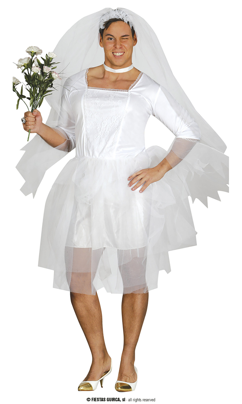 Funny Male Bride - Adult Size Medium (48-50)
