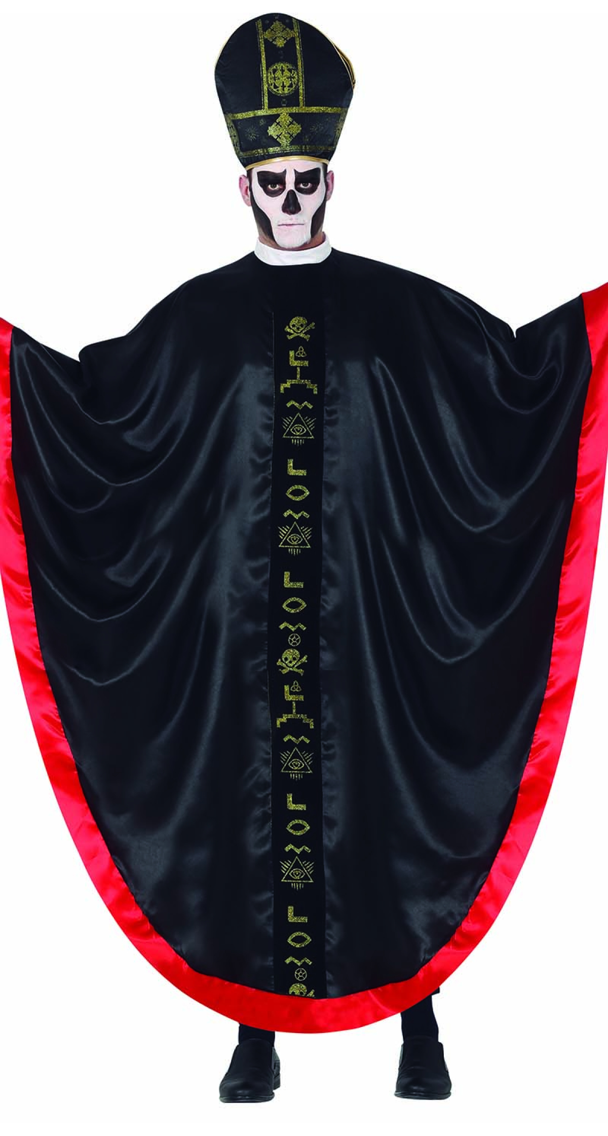 Satanic Cardinal Costume - Adult Size XL (54-56)