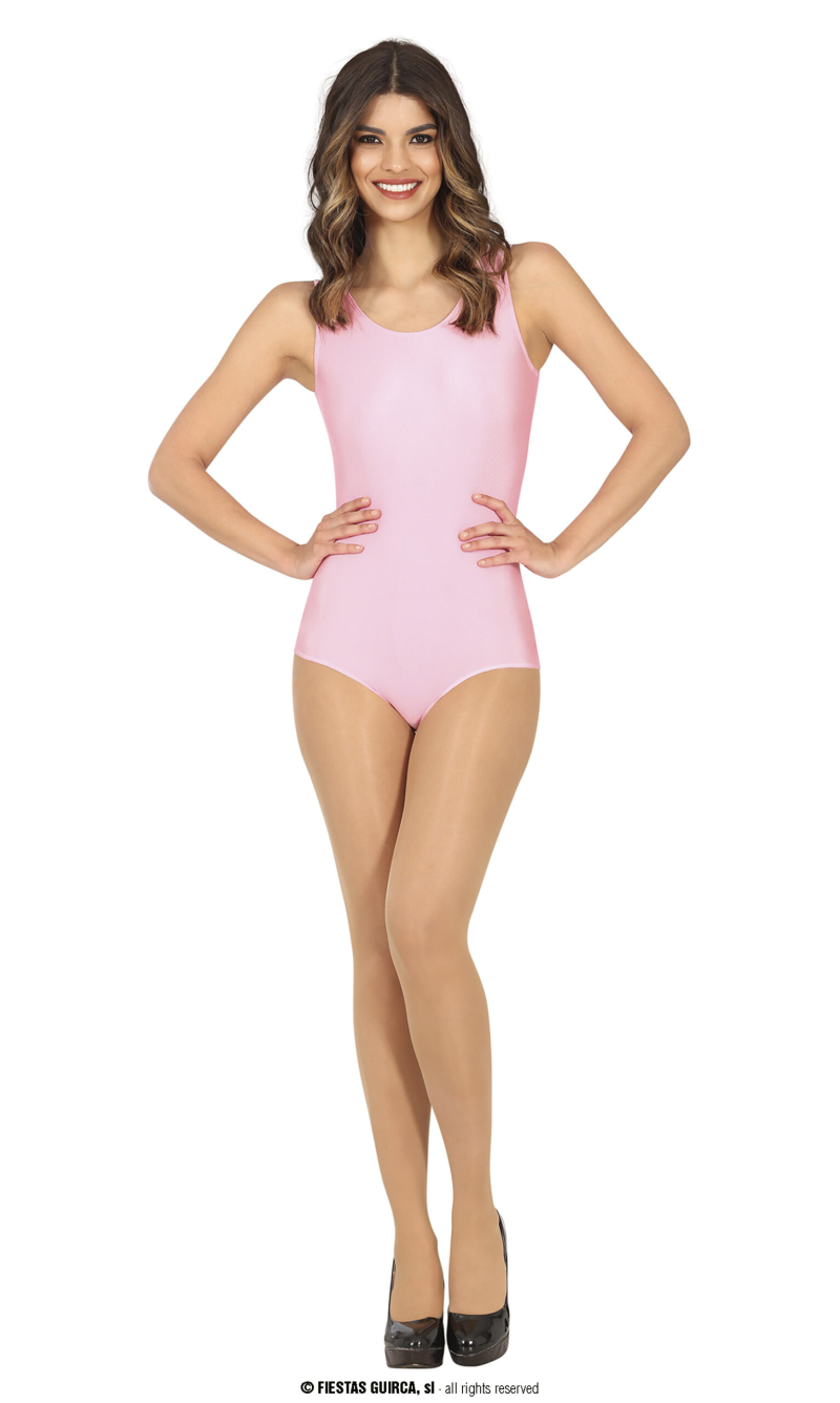 Leotard Sleeveless Pink - Adult Size Large (42-44)