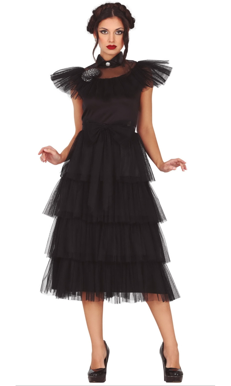 Wednesday Addams Raven Dance Costume - Adult Size Large (42-44)