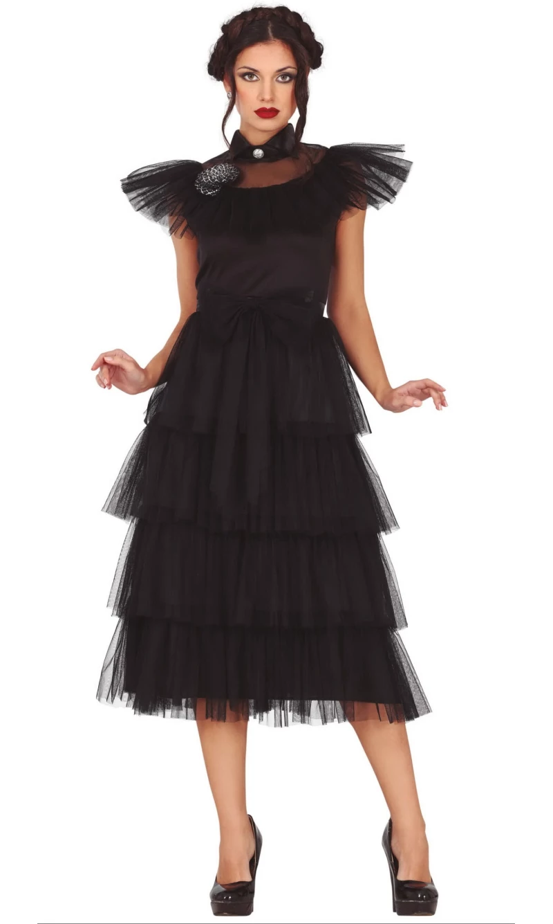 Wednesday Addams Raven Dance Costume - Adult Size Large (42-44)