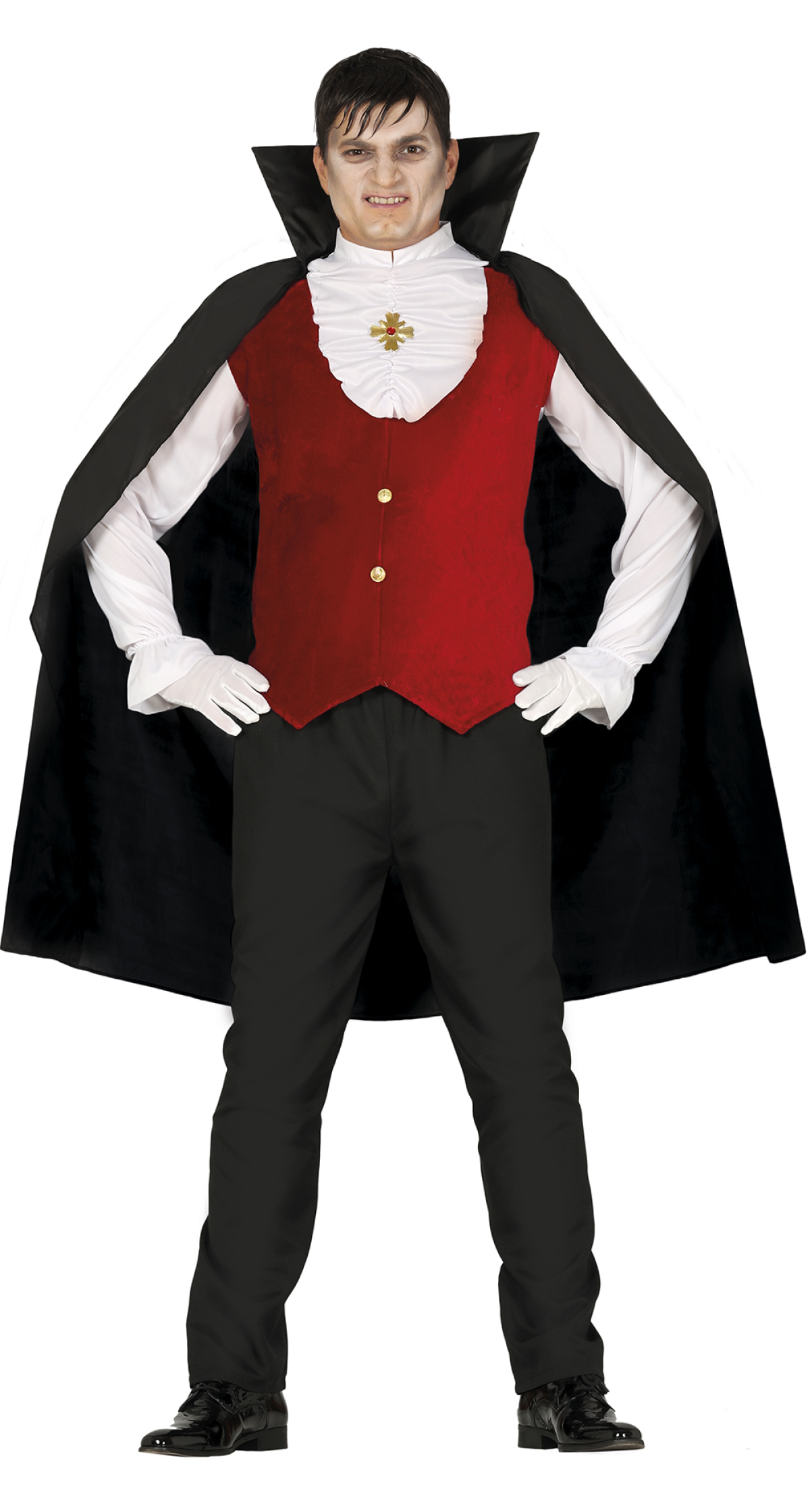 Vampire Count Man Costume - Adult Size Extra Large (54-56) - Image 4