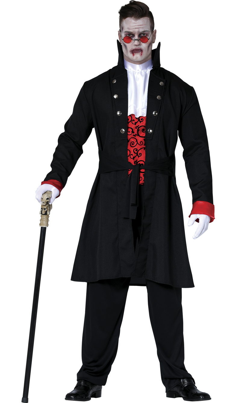 Victorian Vampire Man Costume - Adult Size Extra Large (54-56)