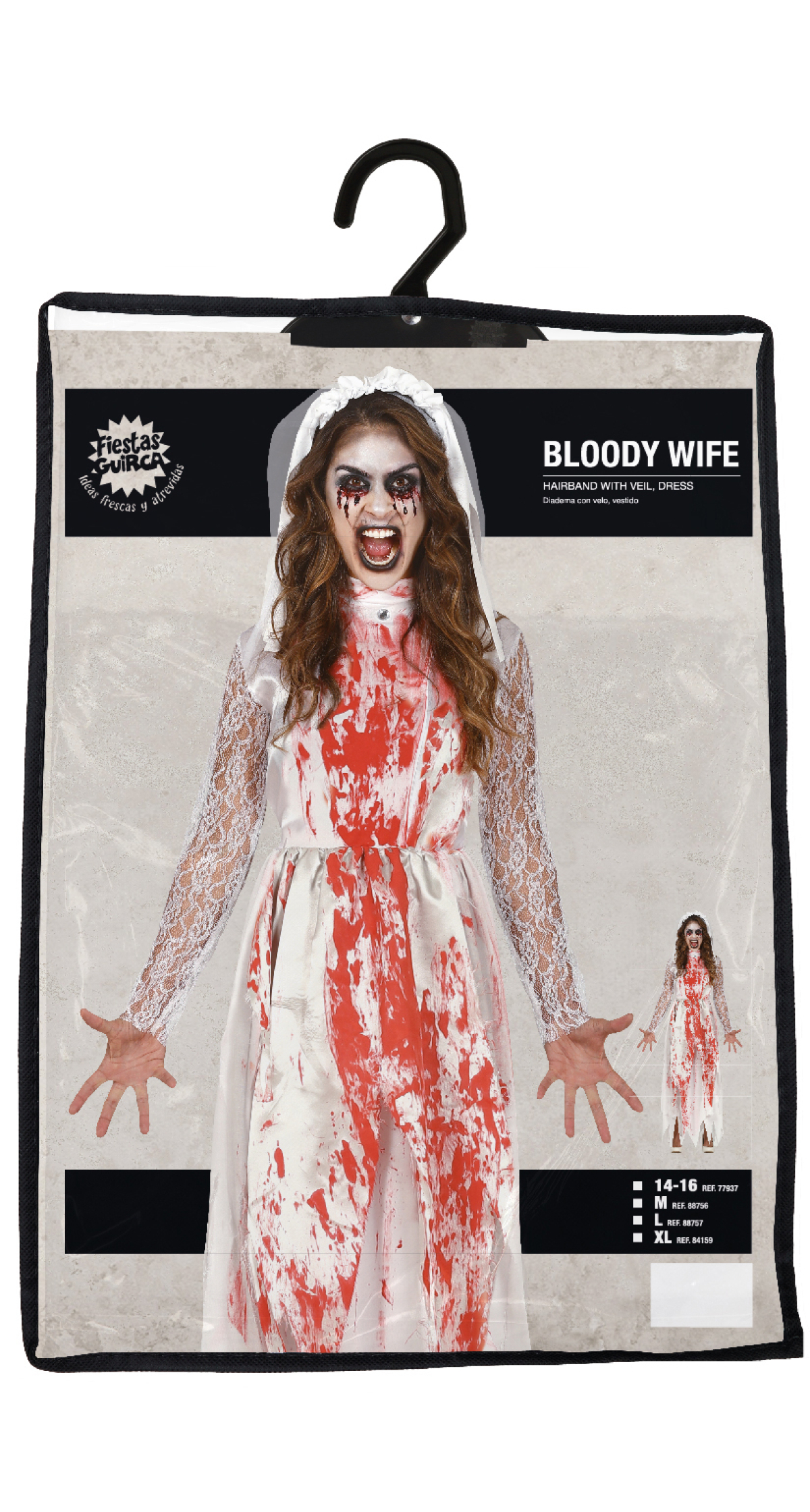 Bloody Bride Woman Costume - Adult Size Extra Large (44-46) - Image 4
