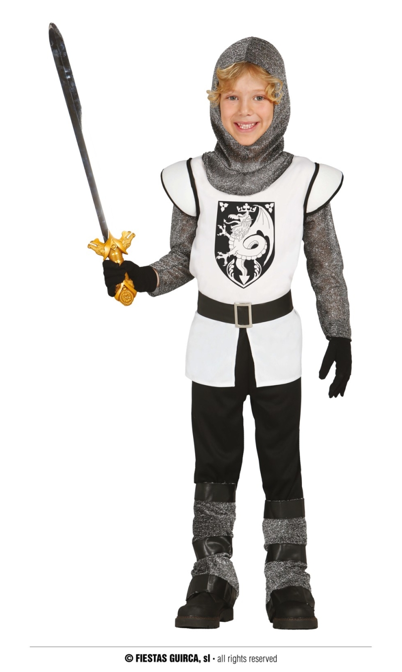 Medieval Knight Boy Costume - Age 3 to 4 Years