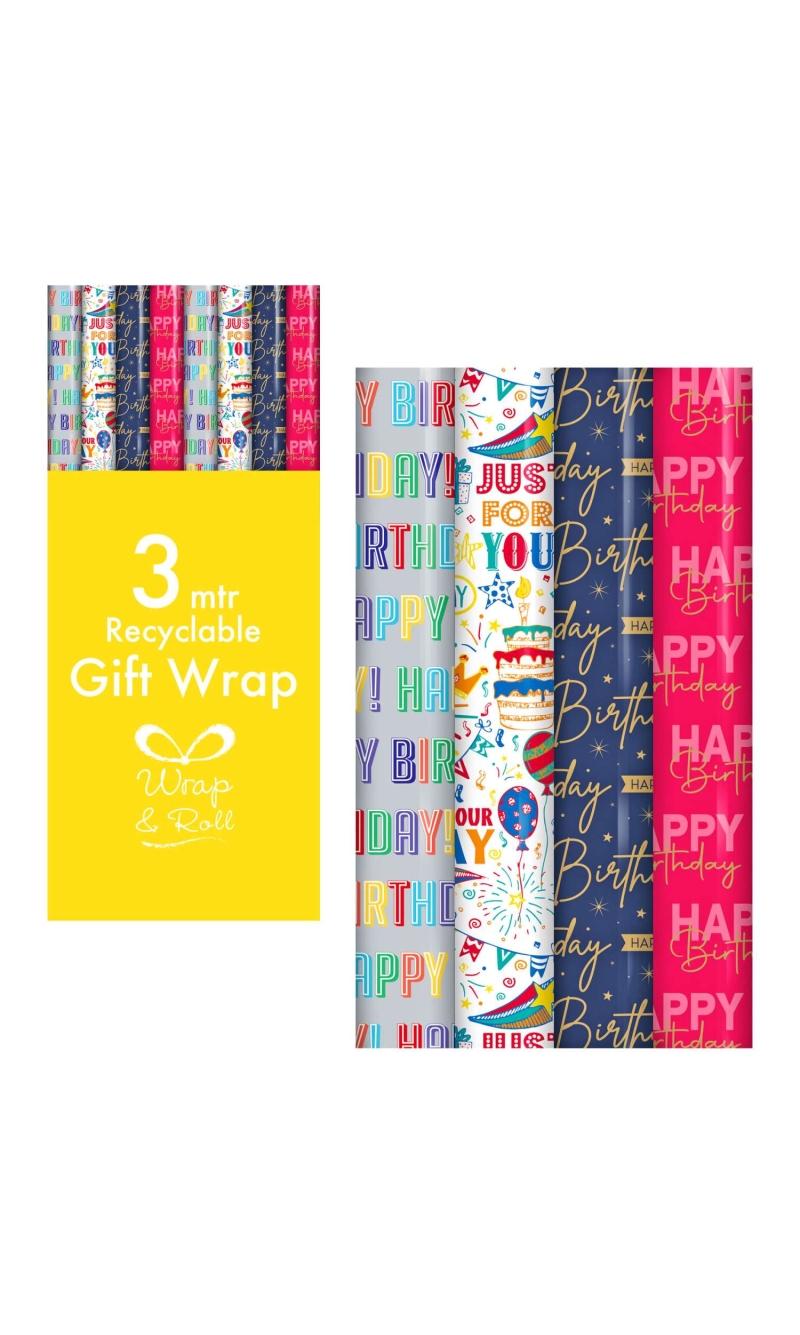Everyday Wrapping Paper (3M) - Happy Birthday