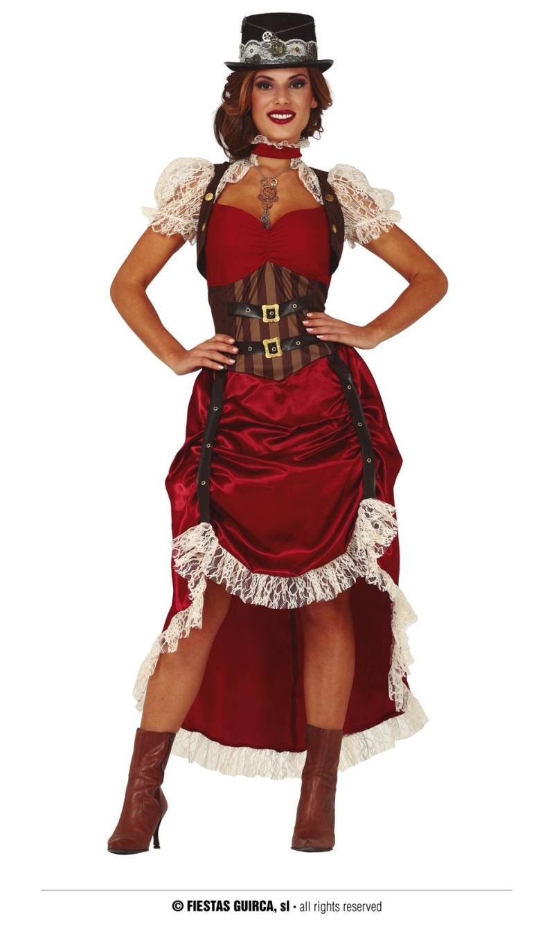 Stylish Steampunk Lady - Adult Size Large (42-44)