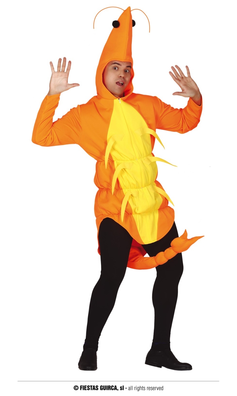 Mr Shrimp Costume - Adult Size Large (52-54)