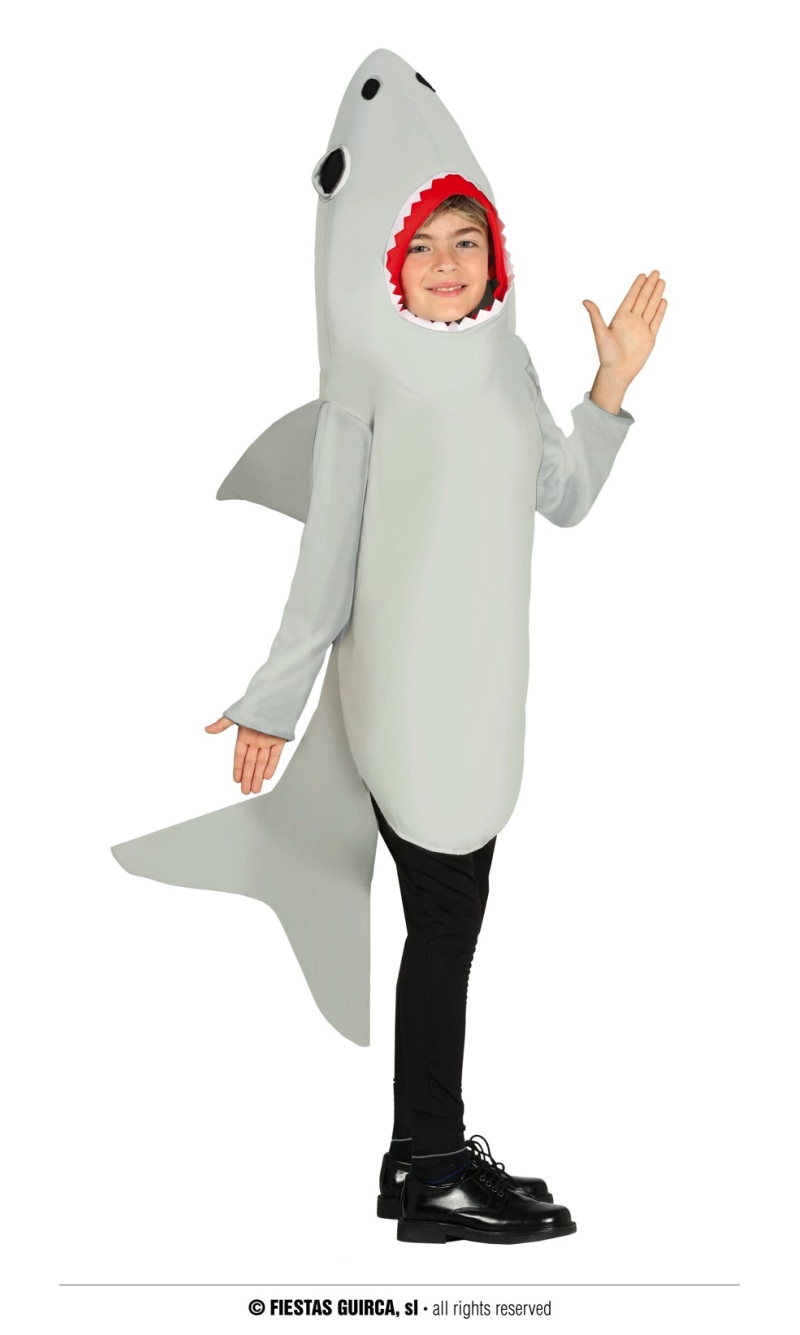 Shark Sea Costume - Age 7 to 9 Years