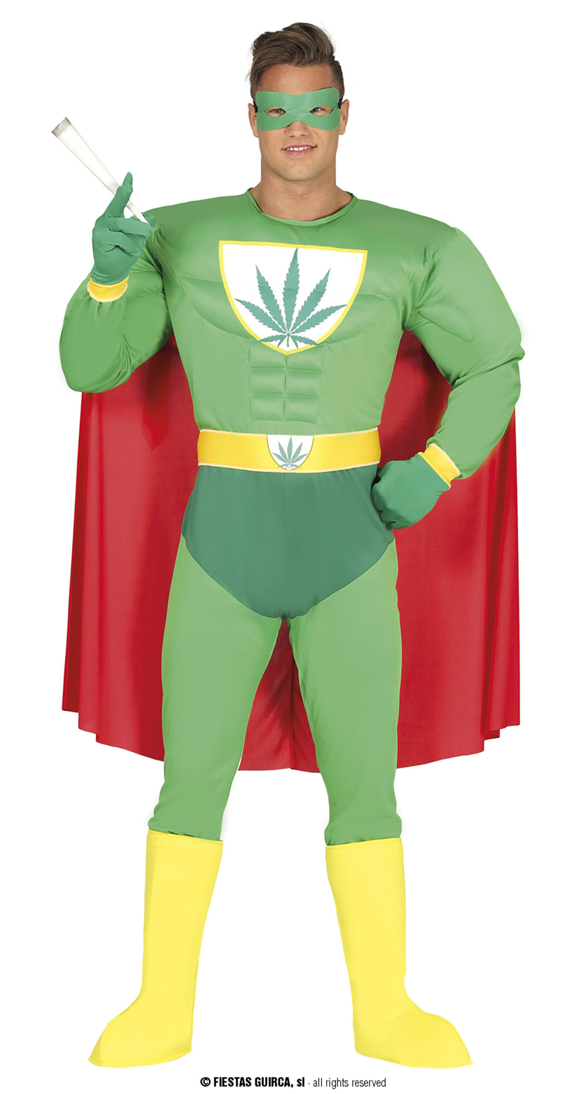 Marijuana Superhero - Adult Size Extra Large (54-56)