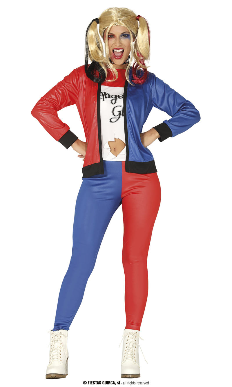 Harley Quinn Dangerous Girl - Adult Size Extra Large (44-46)