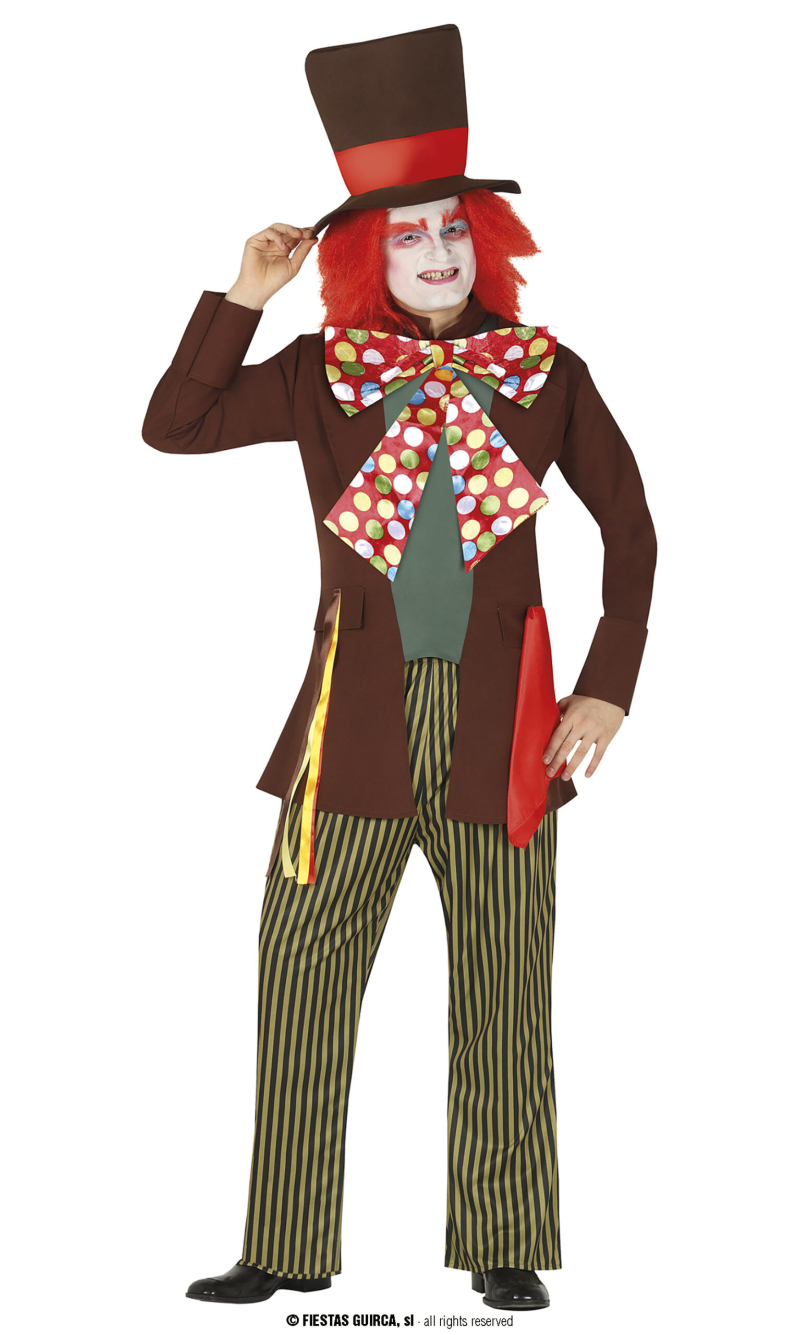 Crazy Mad Hatter - Adult Size Small (46-48)