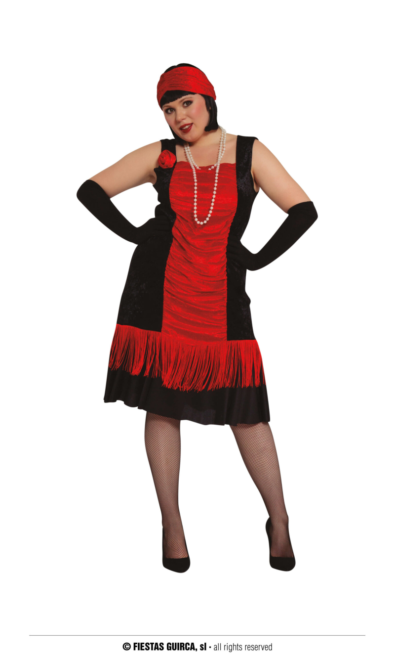 Charleston Red / Black - Adult Size Extra Large (44-46)