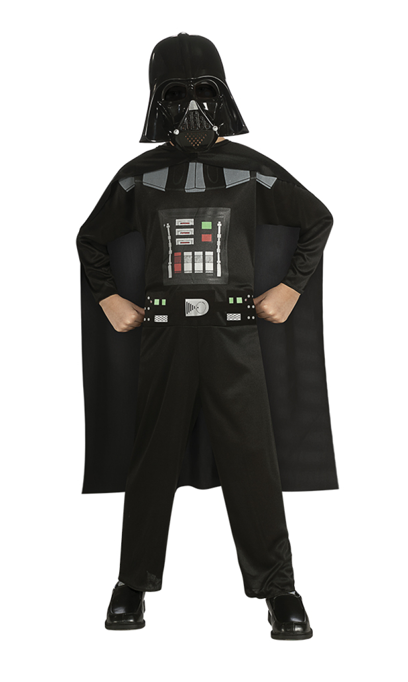 Official Licensed Darth Vader Opp Costume (Size L) - Age 8 to 10 Years