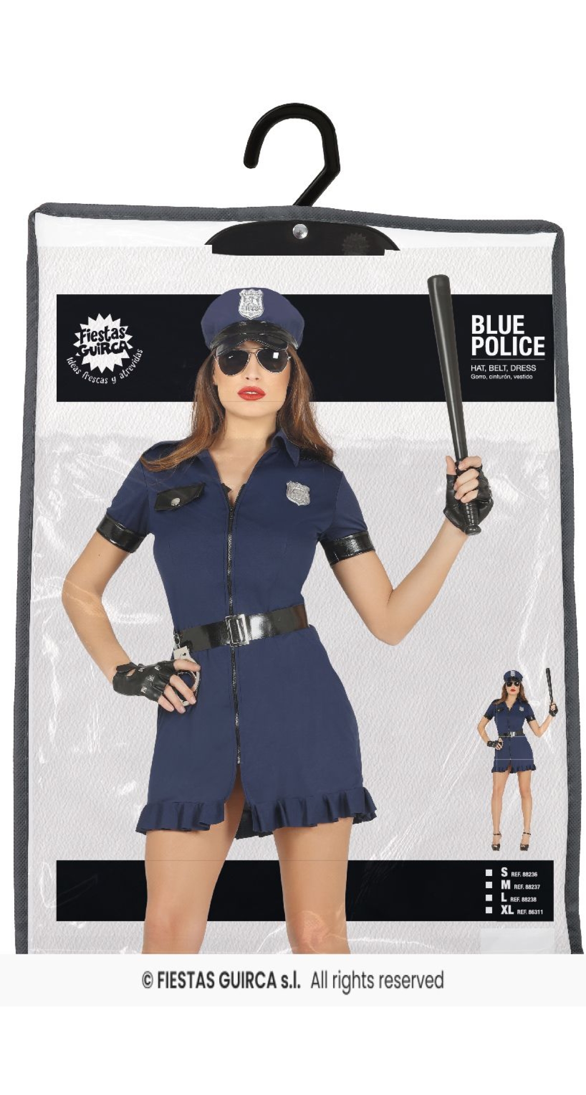 Police Woman On Duty - Adult Extra Large (44-46) - Image 3
